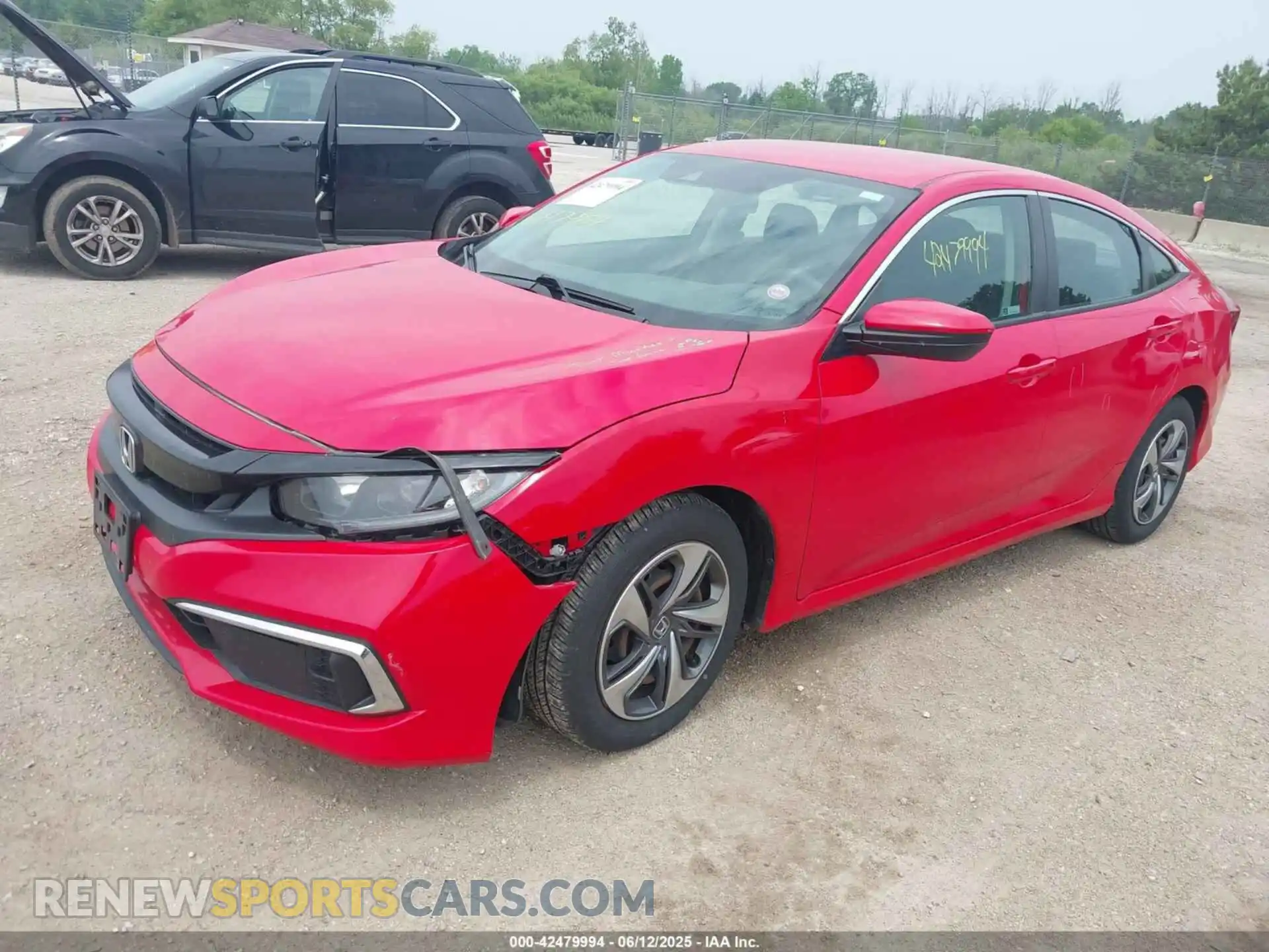 2 Photograph of a damaged car 2HGFC2F61LH515602 HONDA CIVIC 2020