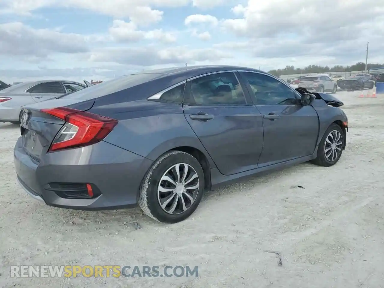3 Photograph of a damaged car 2HGFC2F61LH573502 HONDA CIVIC 2020