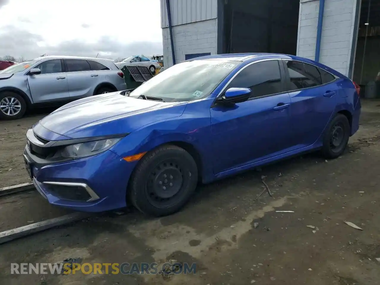1 Photograph of a damaged car 2HGFC2F61LH596973 HONDA CIVIC 2020