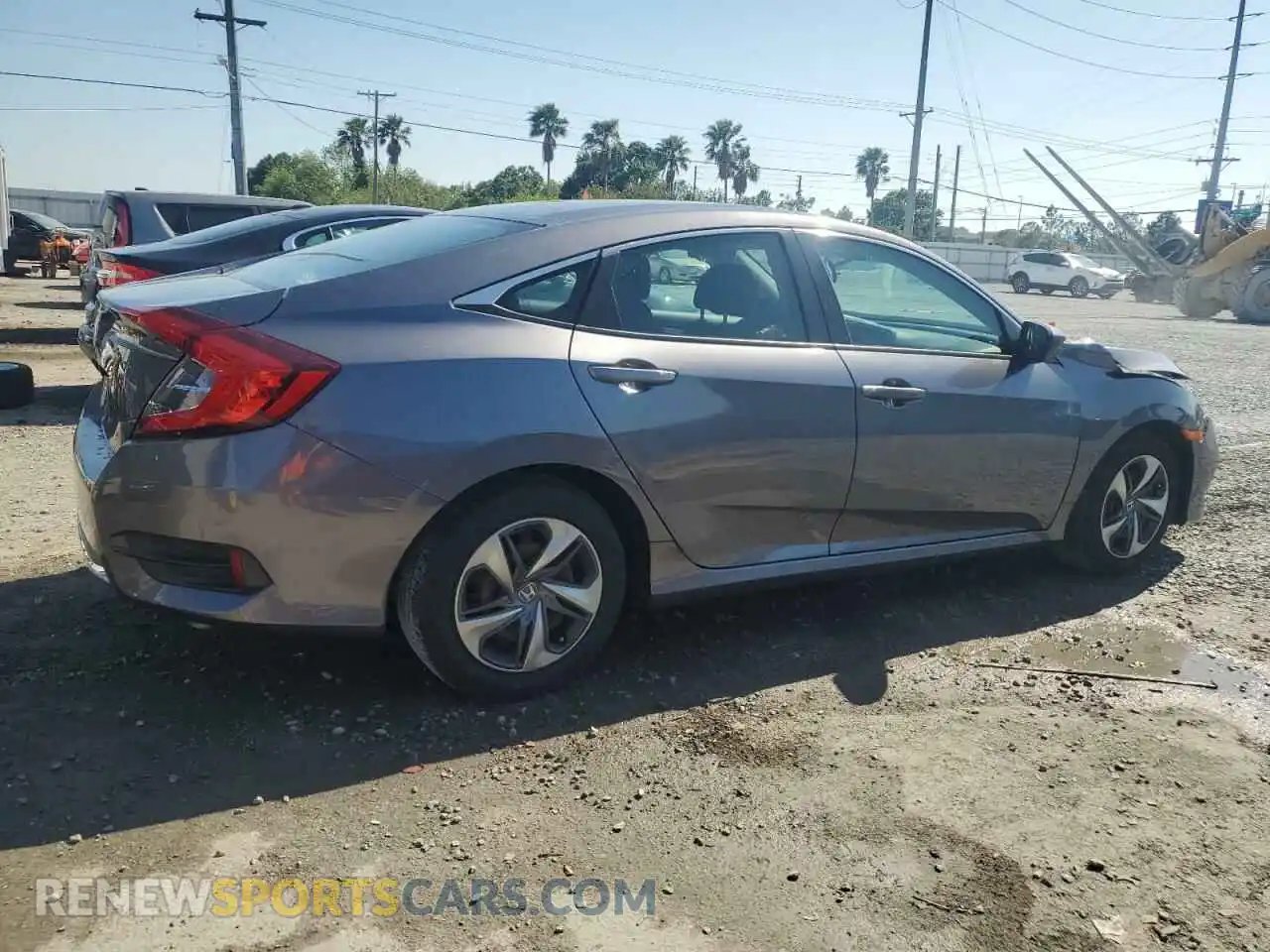 3 Photograph of a damaged car 2HGFC2F62LH511865 HONDA CIVIC 2020