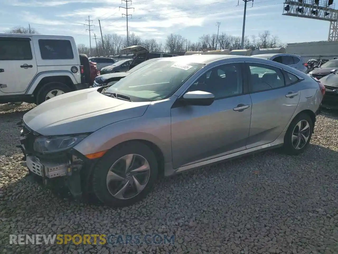 1 Photograph of a damaged car 2HGFC2F62LH520338 HONDA CIVIC 2020