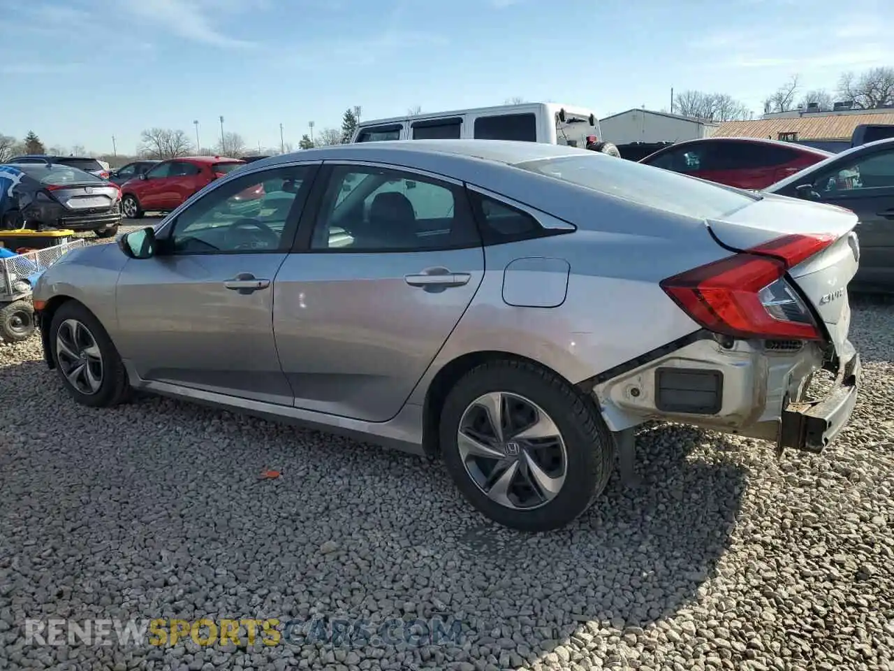 2 Photograph of a damaged car 2HGFC2F62LH520338 HONDA CIVIC 2020