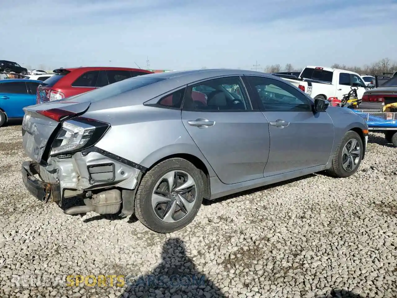 3 Photograph of a damaged car 2HGFC2F62LH520338 HONDA CIVIC 2020