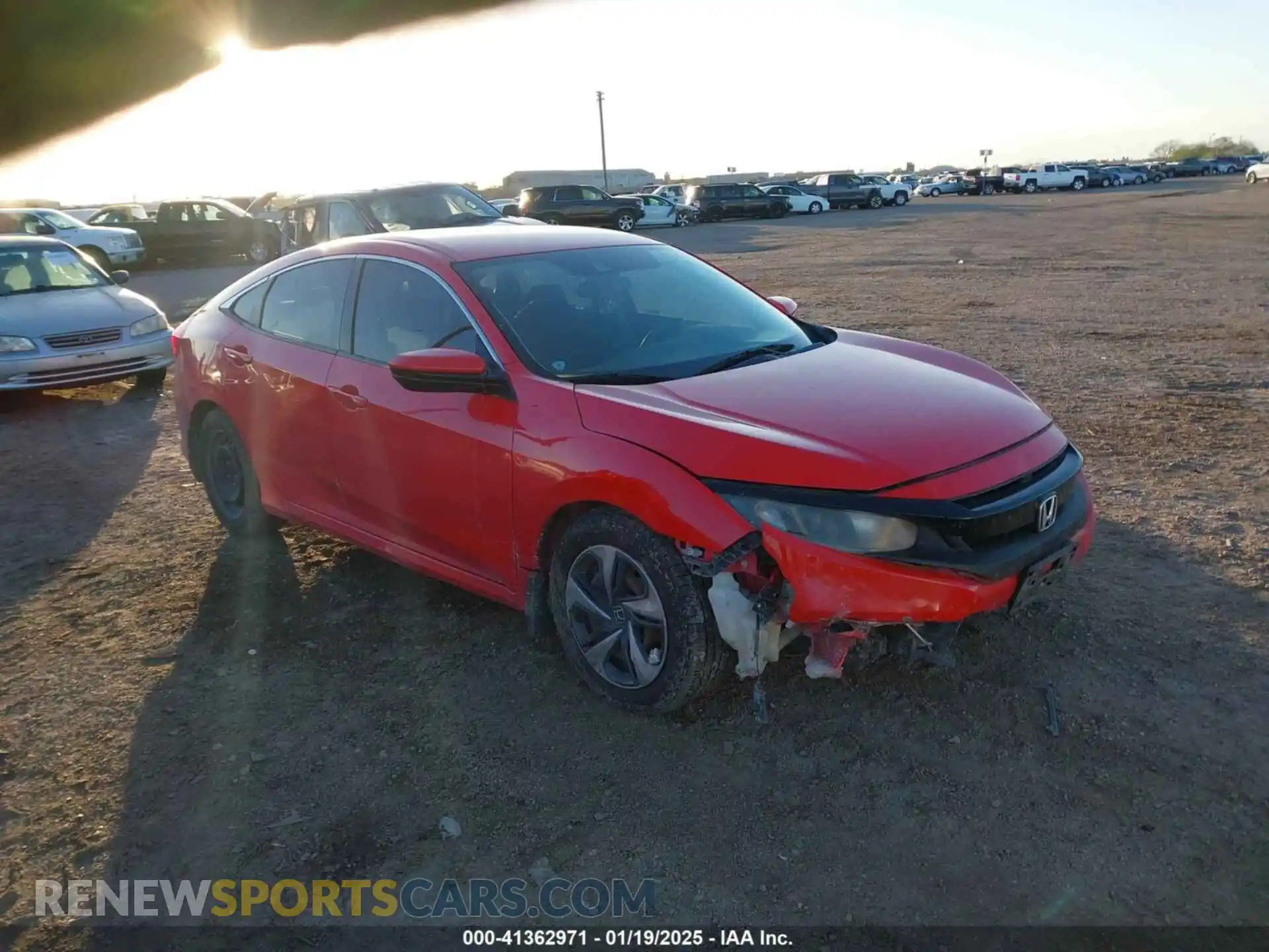 1 Photograph of a damaged car 2HGFC2F62LH526916 HONDA CIVIC 2020