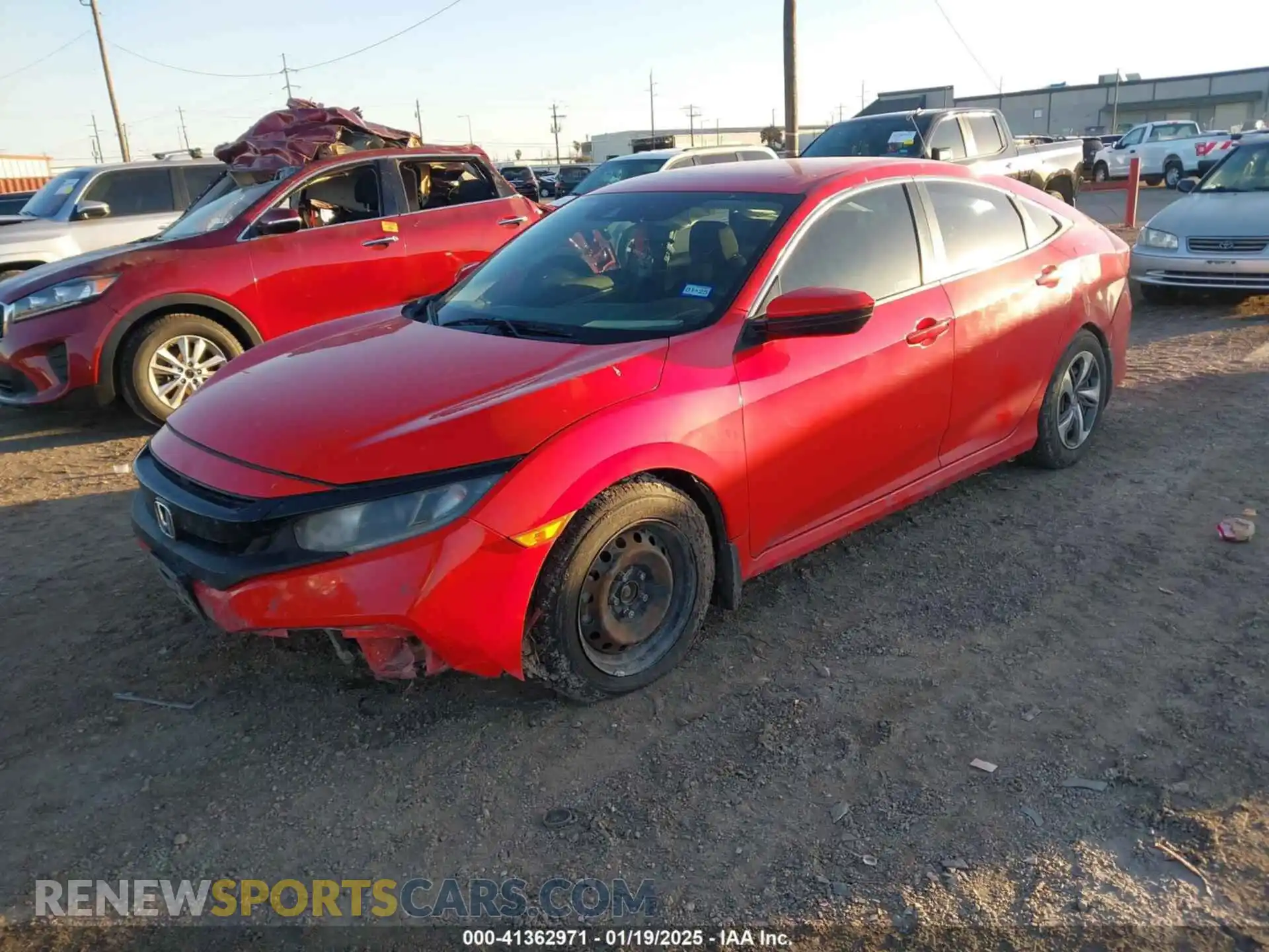 2 Photograph of a damaged car 2HGFC2F62LH526916 HONDA CIVIC 2020