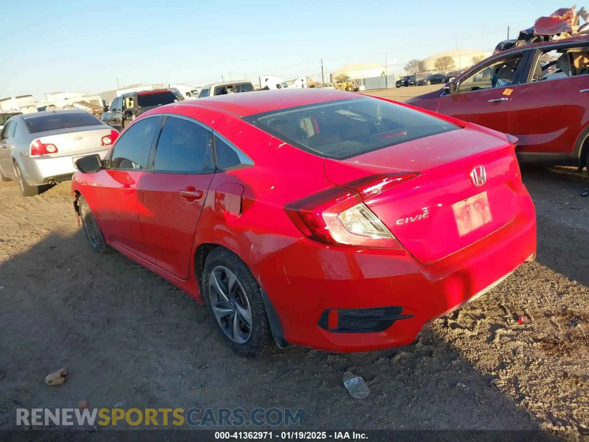 3 Photograph of a damaged car 2HGFC2F62LH526916 HONDA CIVIC 2020