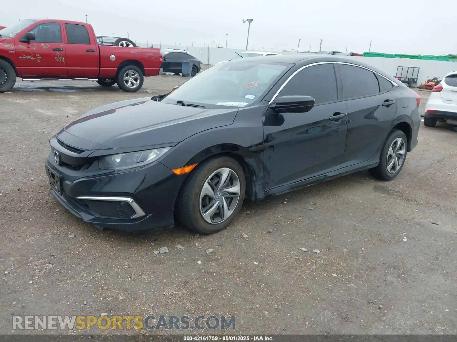 2 Photograph of a damaged car 2HGFC2F62LH532523 HONDA CIVIC 2020