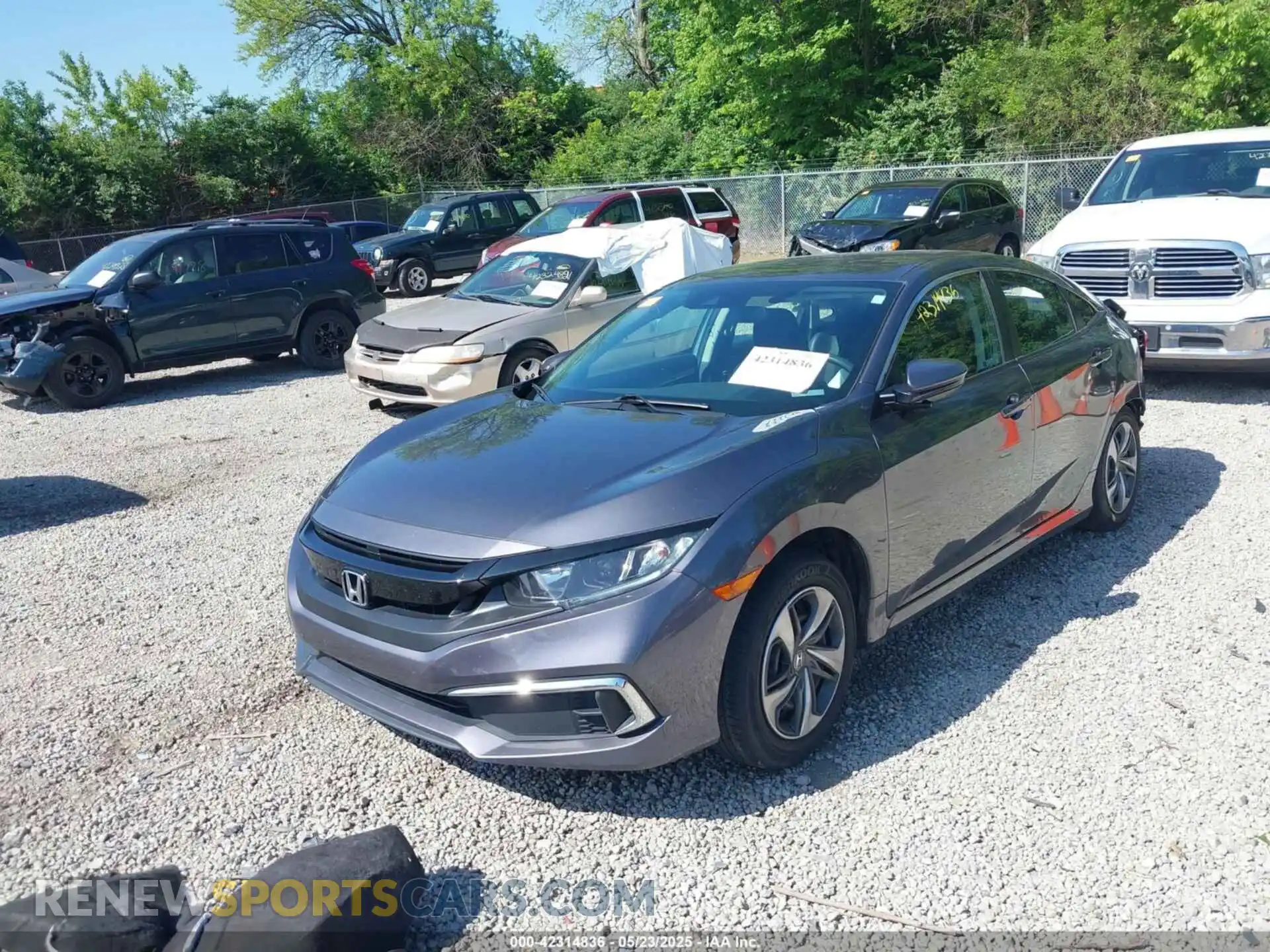 2 Photograph of a damaged car 2HGFC2F62LH555607 HONDA CIVIC 2020
