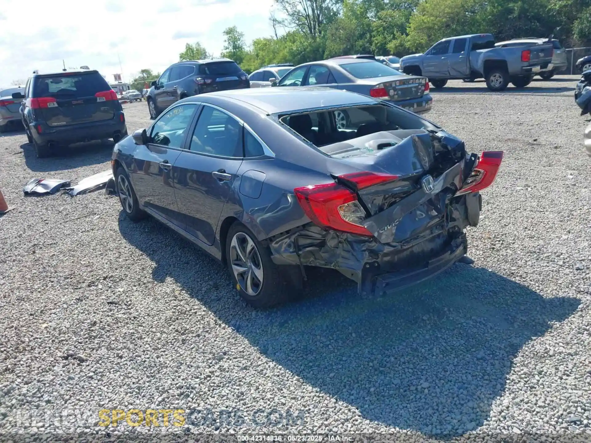 3 Photograph of a damaged car 2HGFC2F62LH555607 HONDA CIVIC 2020