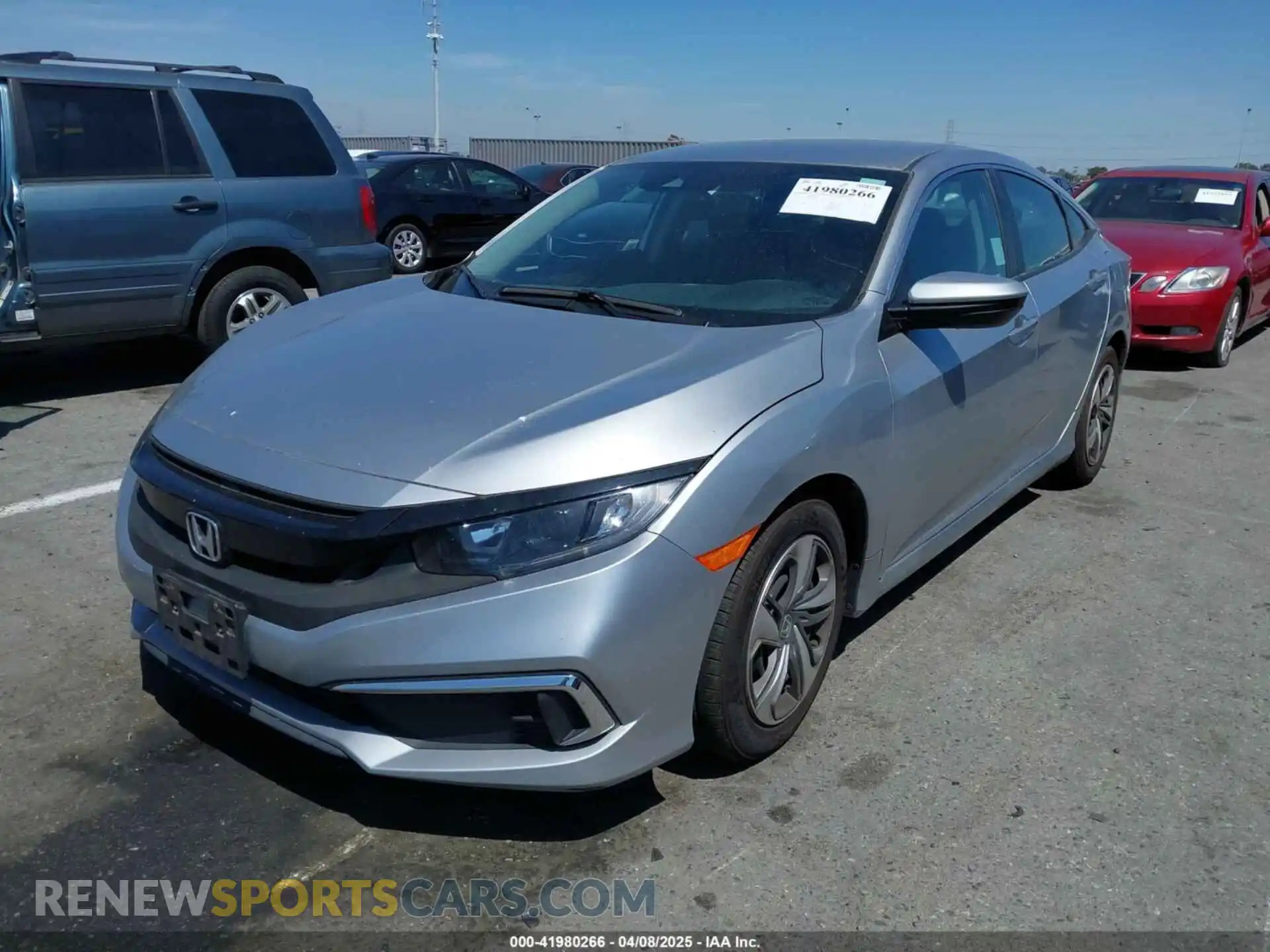 2 fotografías del automóvil dañado 2HGFC2F62LH570835 HONDA CIVIC 2020