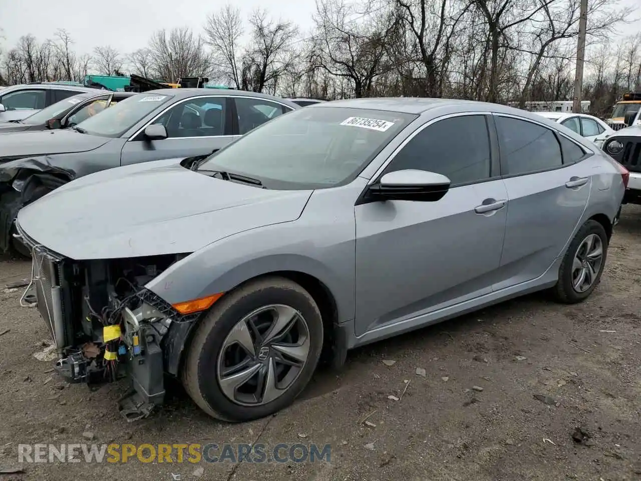 1 Photograph of a damaged car 2HGFC2F62LH577025 HONDA CIVIC 2020