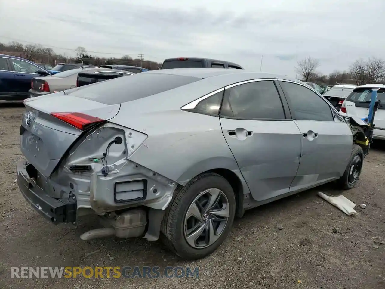 3 Photograph of a damaged car 2HGFC2F62LH577025 HONDA CIVIC 2020