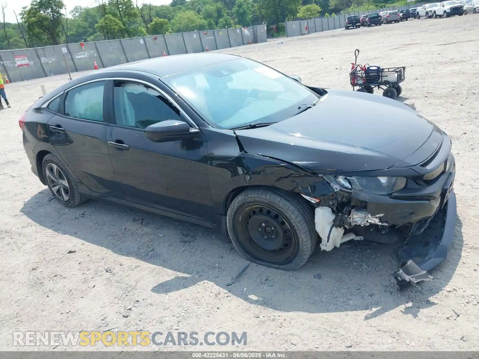 1 Photograph of a damaged car 2HGFC2F62LH584881 HONDA CIVIC 2020