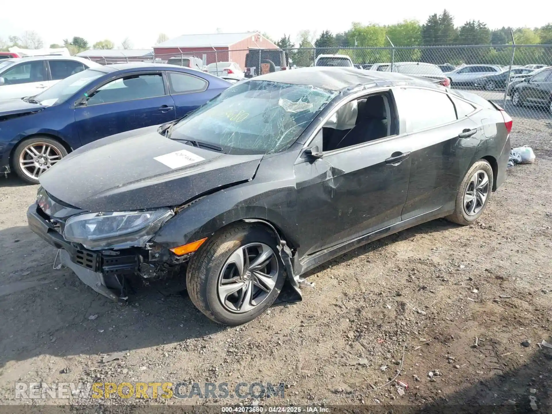 2 Photograph of a damaged car 2HGFC2F62LH589014 HONDA CIVIC 2020