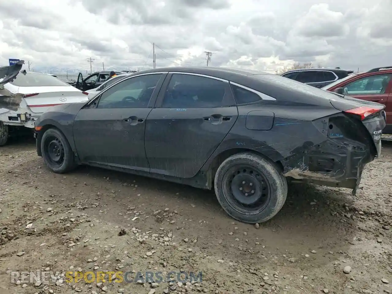2 Photograph of a damaged car 2HGFC2F62LH594407 HONDA CIVIC 2020