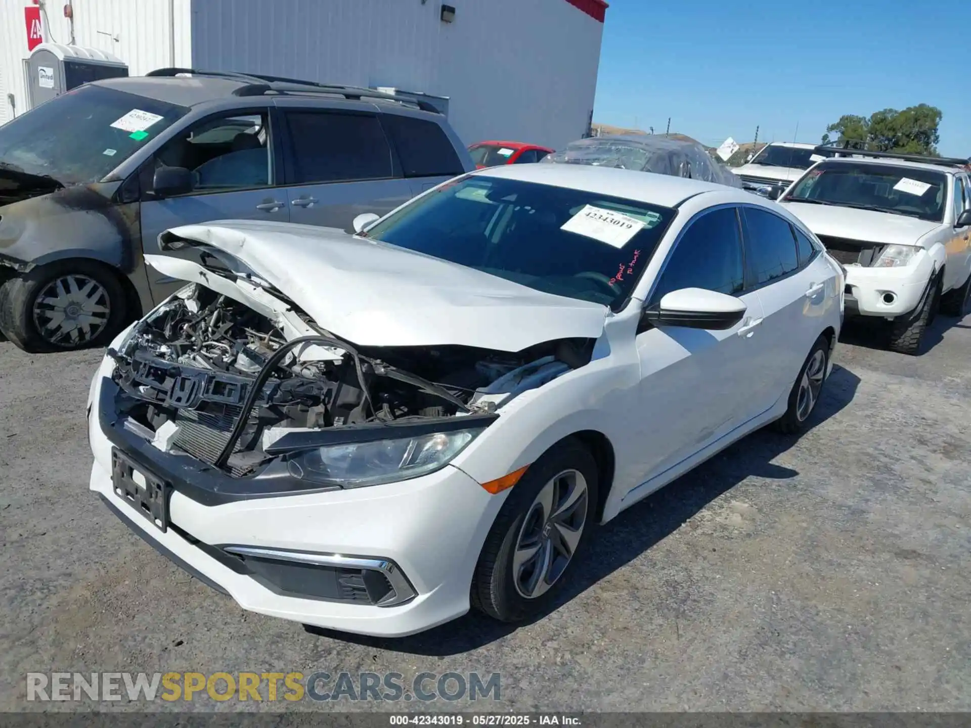2 Photograph of a damaged car 2HGFC2F63LH529842 HONDA CIVIC 2020