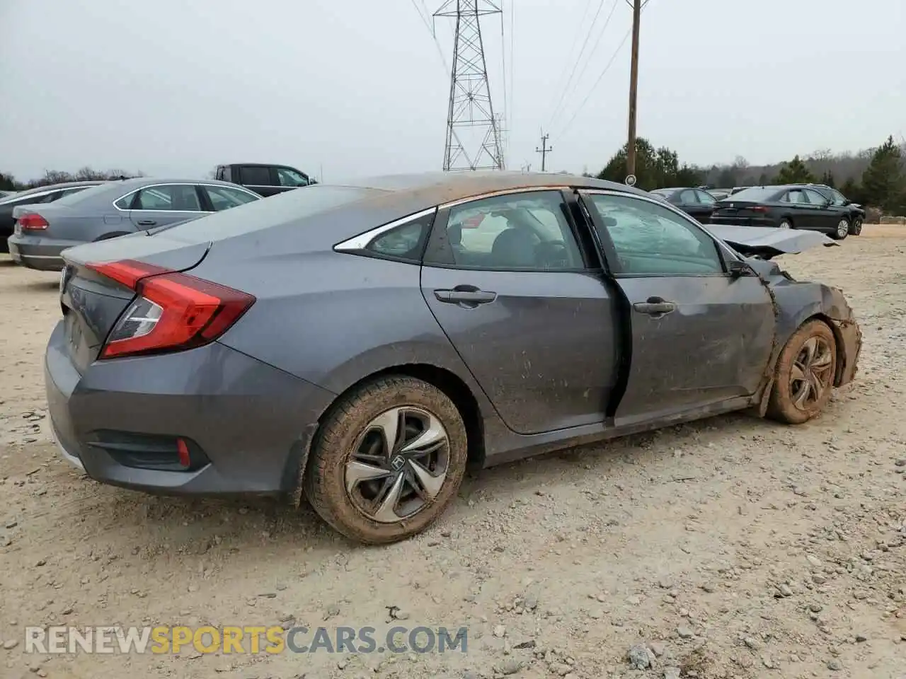 3 Photograph of a damaged car 2HGFC2F63LH537858 HONDA CIVIC 2020