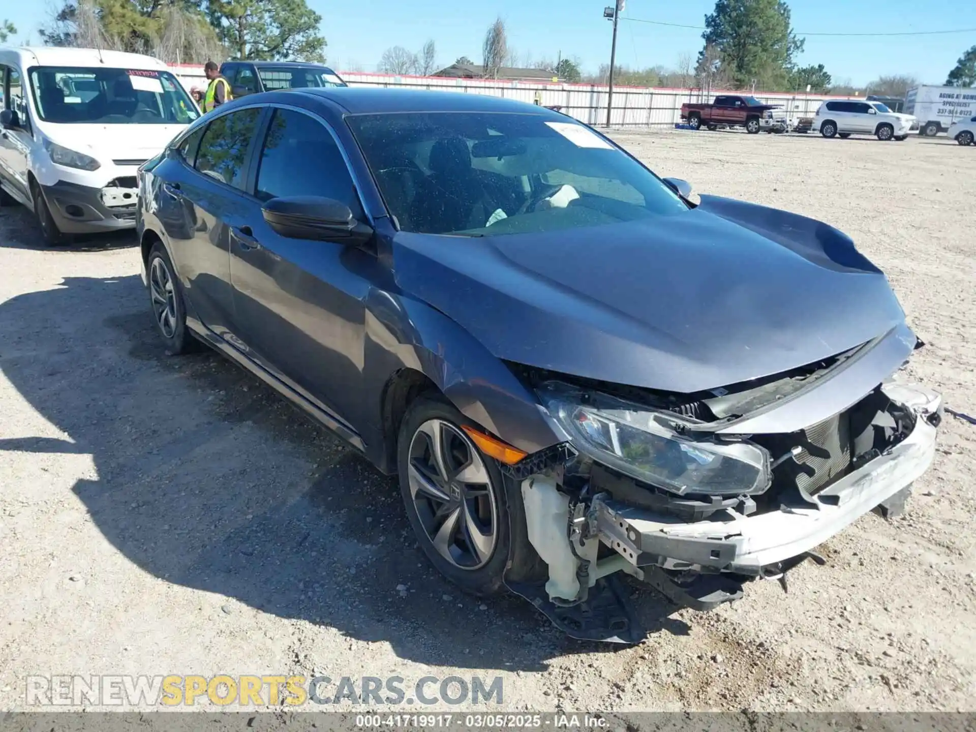 1 Photograph of a damaged car 2HGFC2F63LH550576 HONDA CIVIC 2020