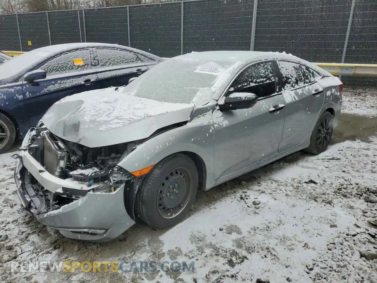 1 Photograph of a damaged car 2HGFC2F63LH557530 HONDA CIVIC 2020