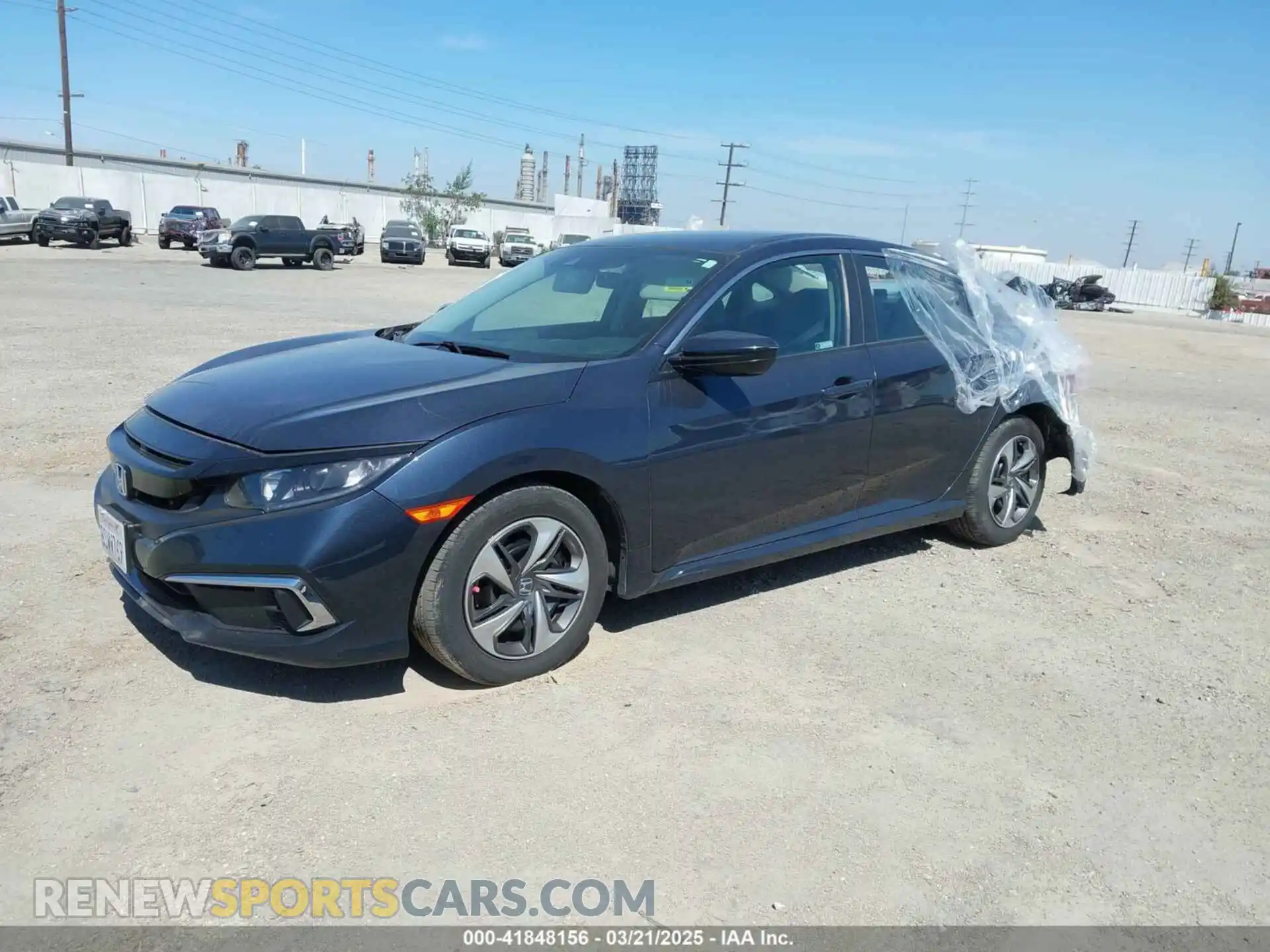 2 Photograph of a damaged car 2HGFC2F63LH594657 HONDA CIVIC 2020