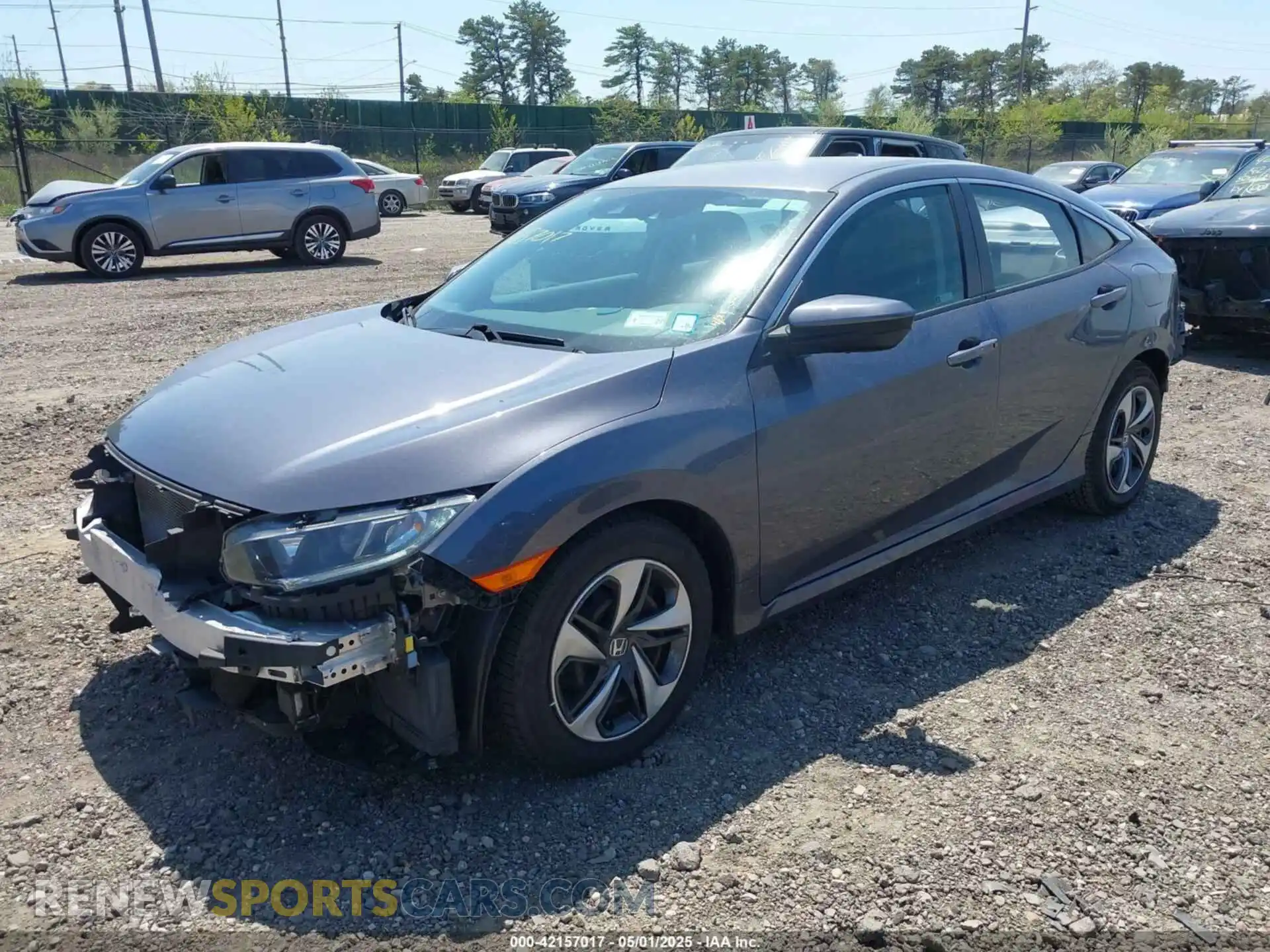 2 Photograph of a damaged car 2HGFC2F63LH597414 HONDA CIVIC 2020