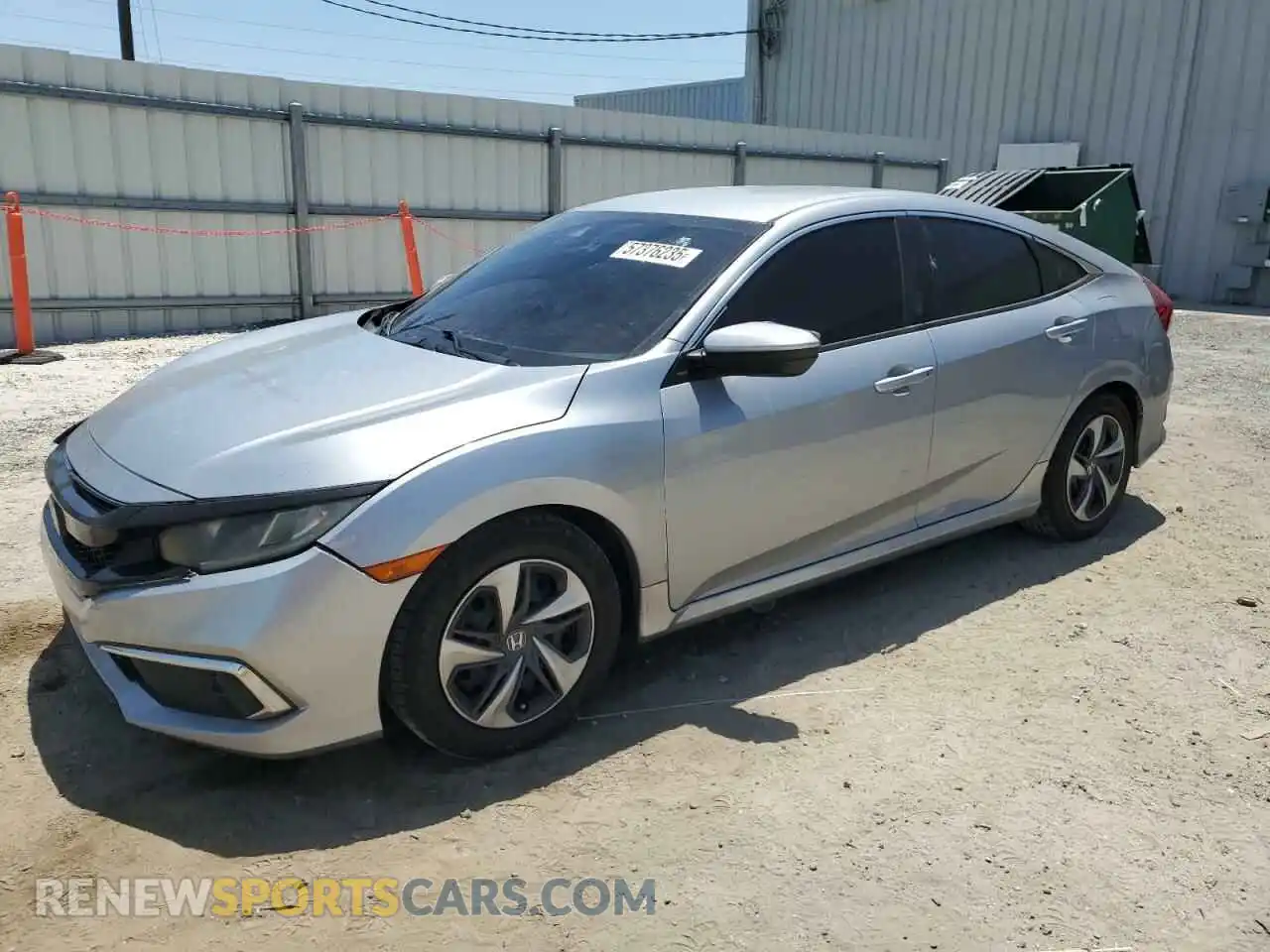1 Photograph of a damaged car 2HGFC2F64LH501497 HONDA CIVIC 2020
