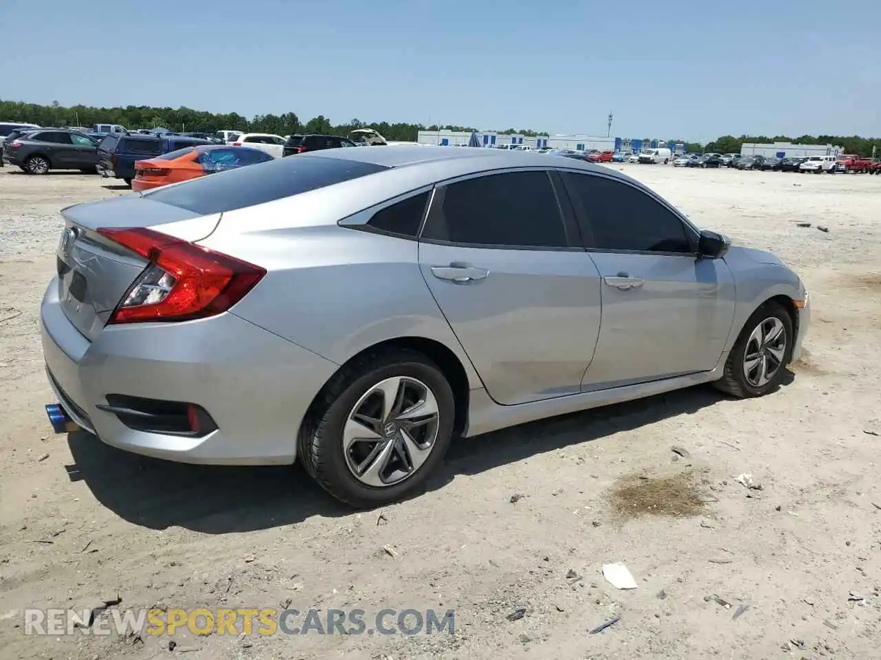 3 Photograph of a damaged car 2HGFC2F64LH501497 HONDA CIVIC 2020