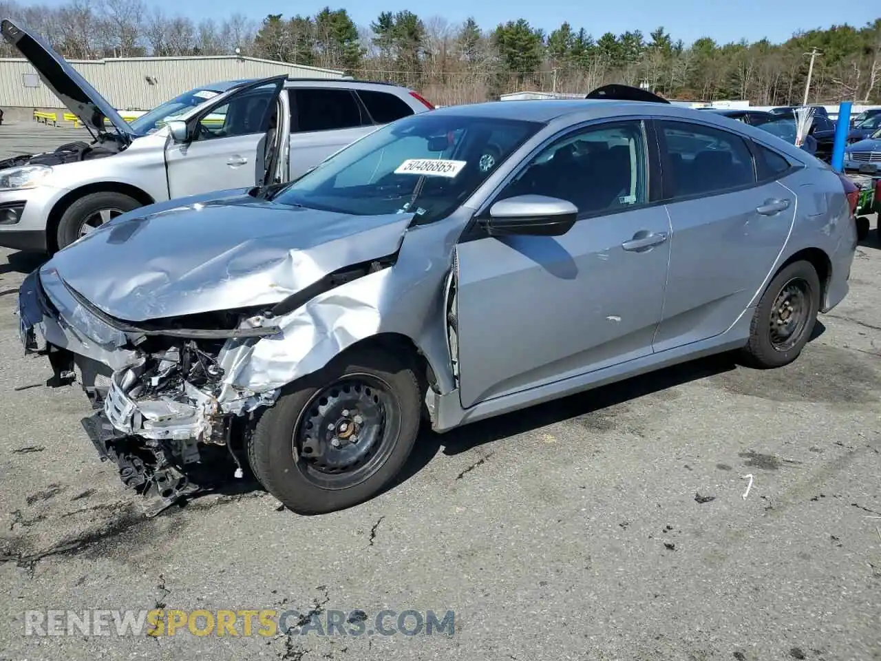 1 Photograph of a damaged car 2HGFC2F64LH505467 HONDA CIVIC 2020