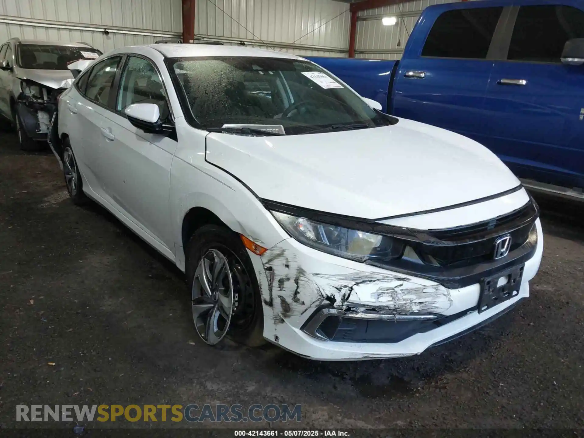 1 Photograph of a damaged car 2HGFC2F64LH509003 HONDA CIVIC 2020