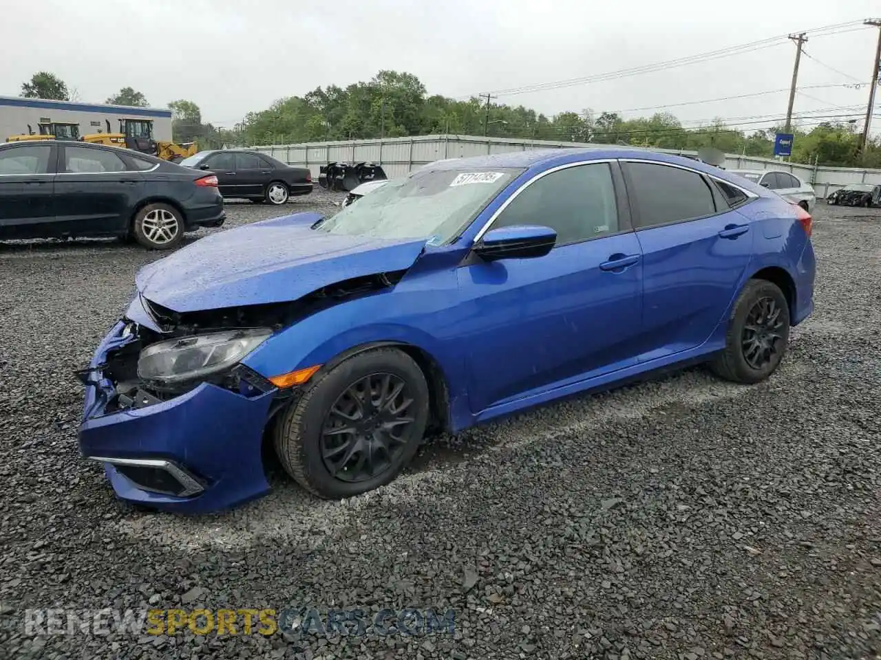 1 Photograph of a damaged car 2HGFC2F64LH520924 HONDA CIVIC 2020