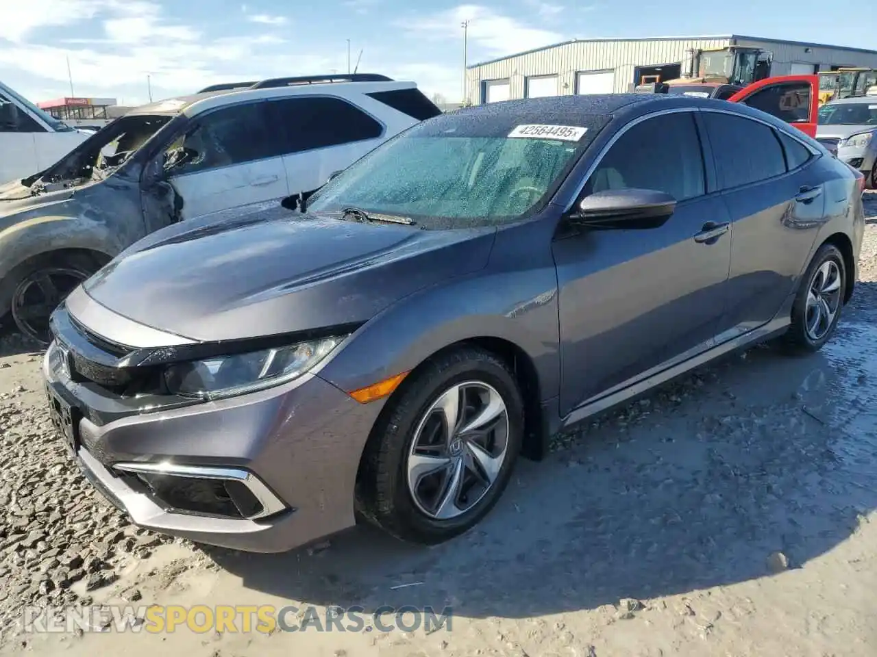 1 Photograph of a damaged car 2HGFC2F64LH557200 HONDA CIVIC 2020
