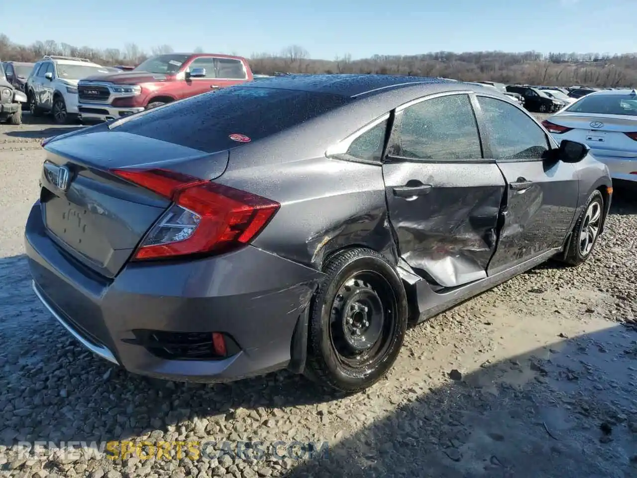3 Photograph of a damaged car 2HGFC2F64LH557200 HONDA CIVIC 2020