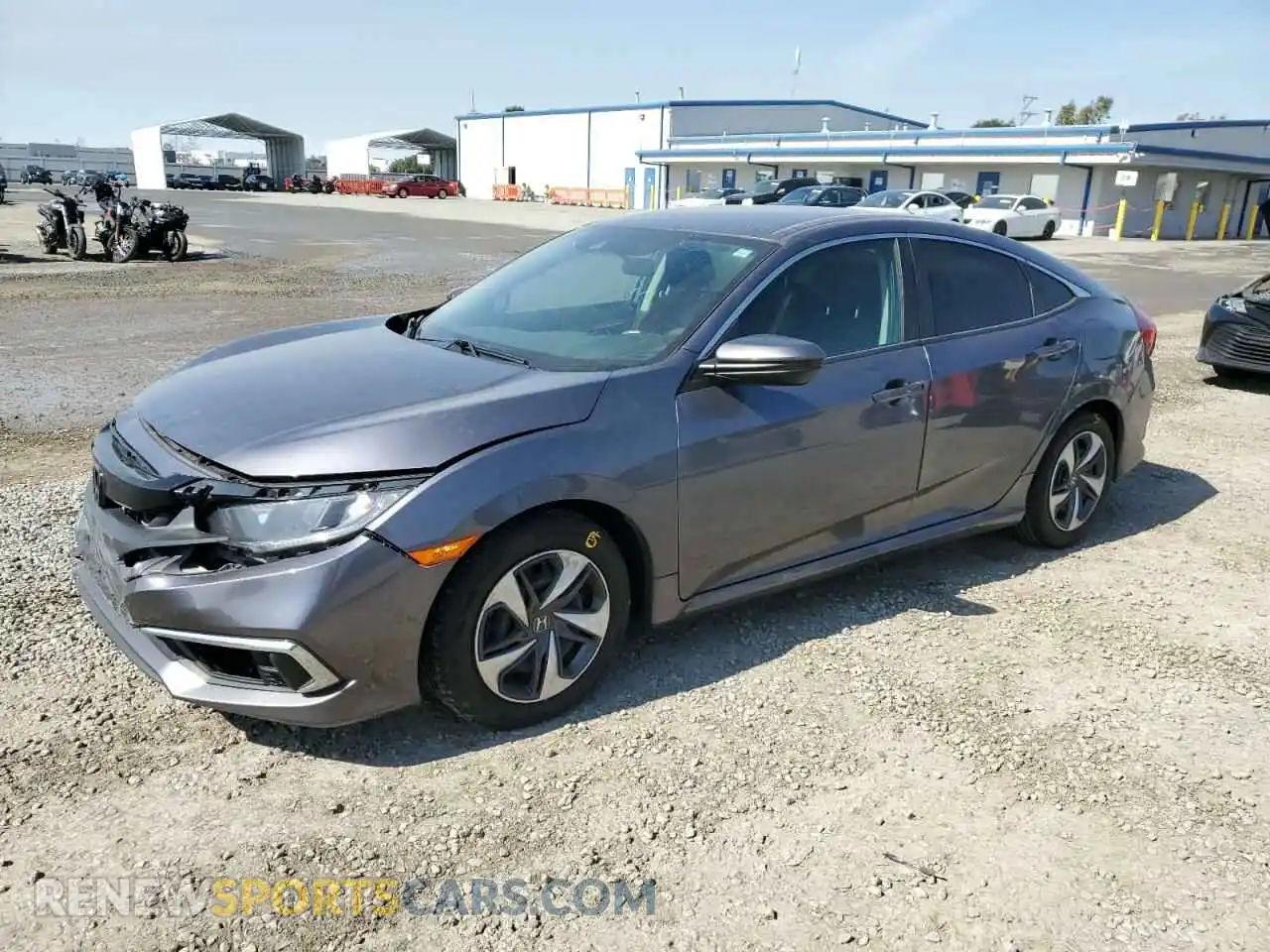1 Photograph of a damaged car 2HGFC2F64LH574532 HONDA CIVIC 2020
