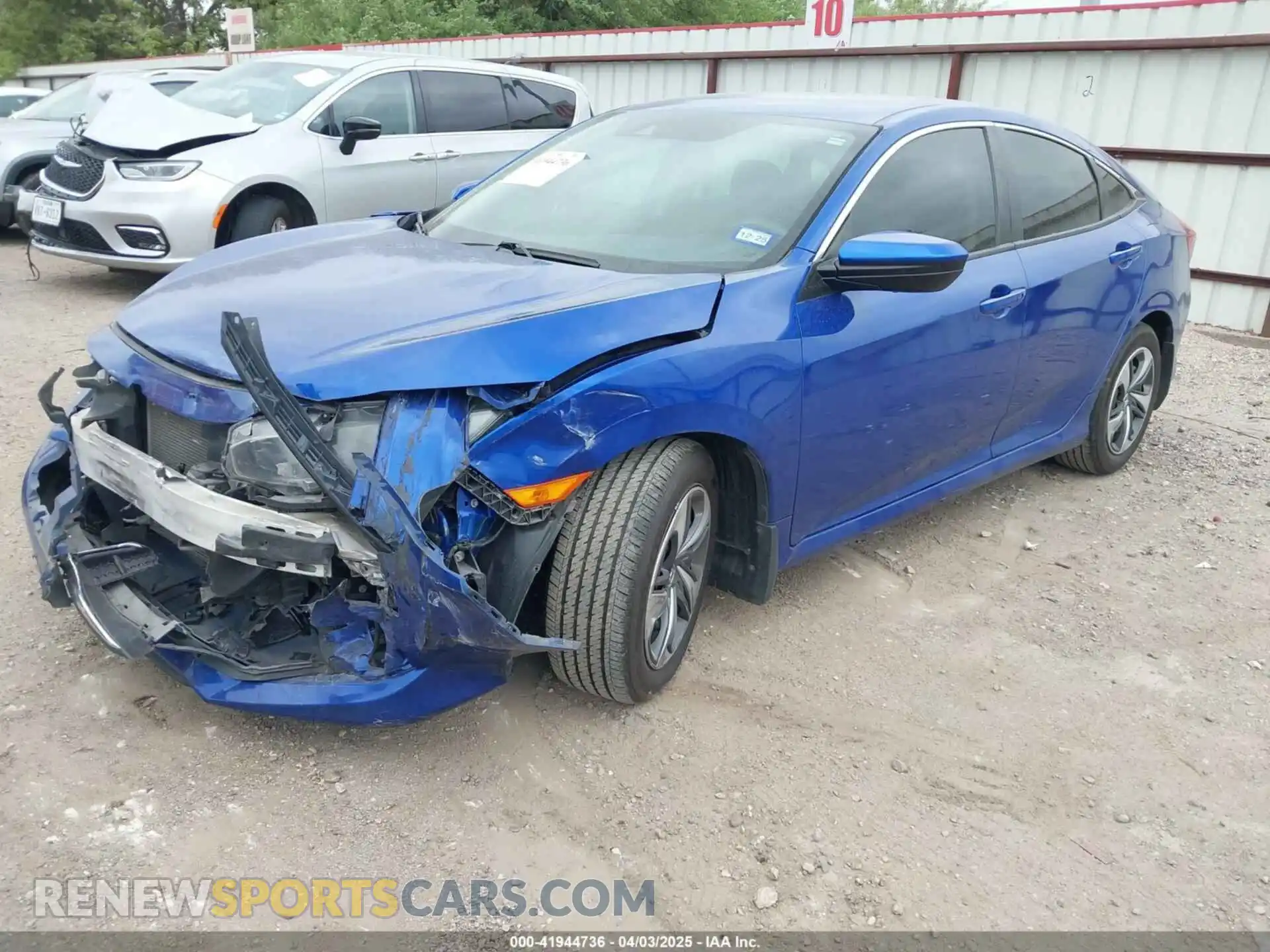 2 Photograph of a damaged car 2HGFC2F64LH575101 HONDA CIVIC 2020