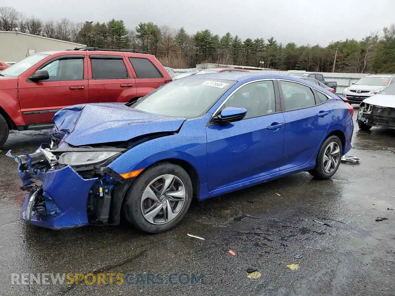 1 Photograph of a damaged car 2HGFC2F65LH514680 HONDA CIVIC 2020