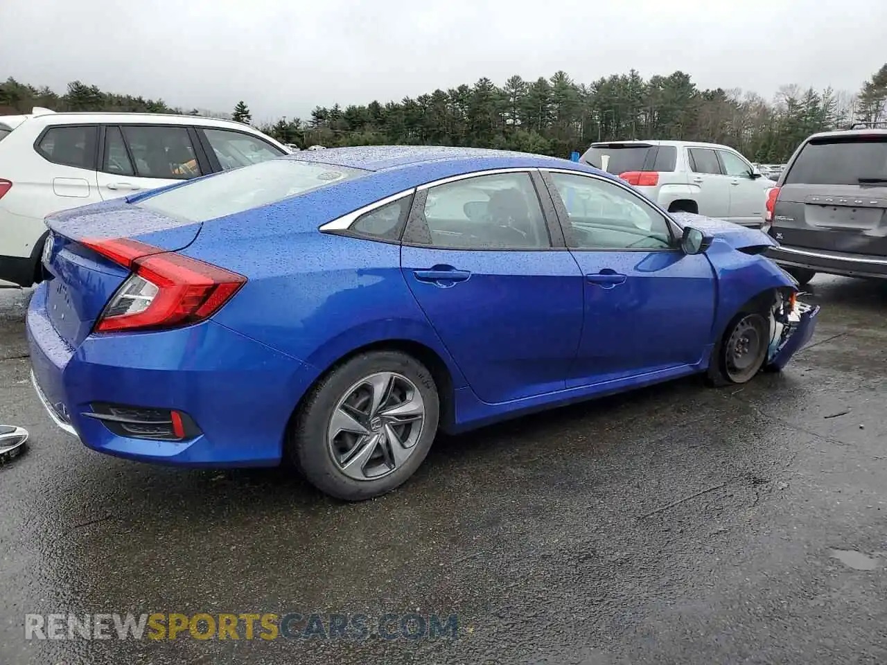 3 Photograph of a damaged car 2HGFC2F65LH514680 HONDA CIVIC 2020