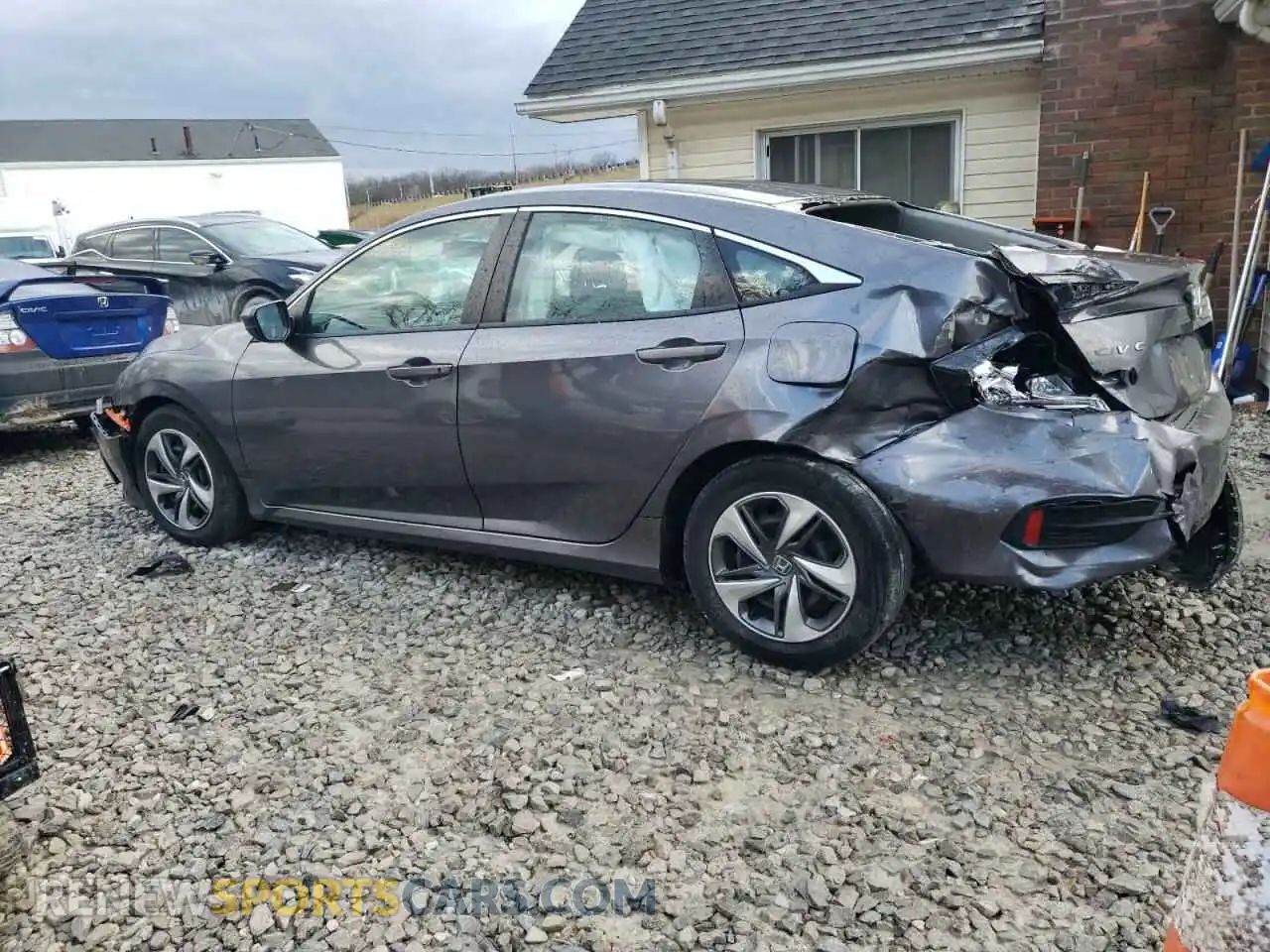 2 Photograph of a damaged car 2HGFC2F65LH531964 HONDA CIVIC 2020