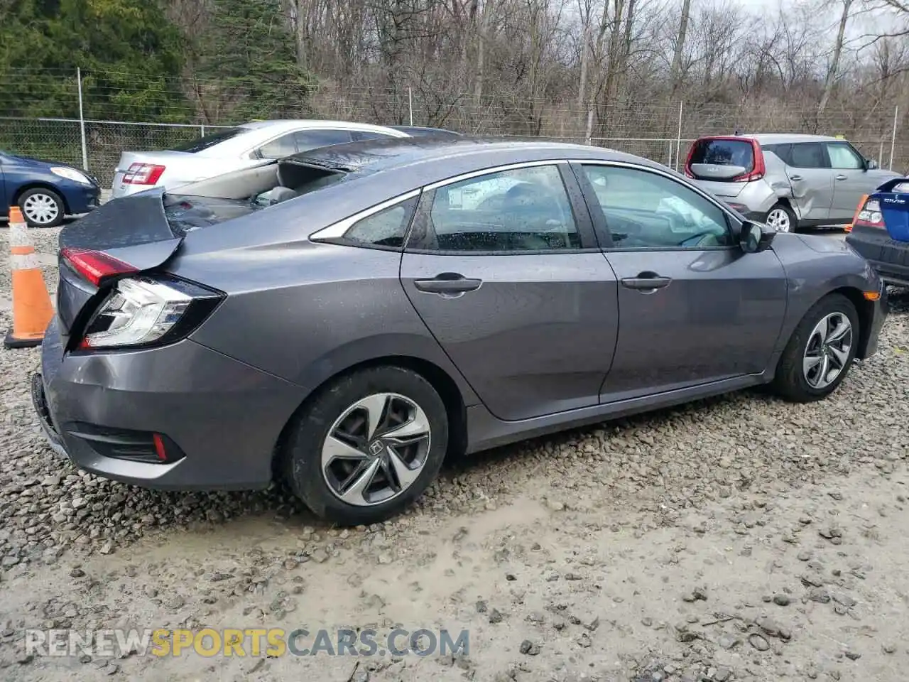 3 Photograph of a damaged car 2HGFC2F65LH531964 HONDA CIVIC 2020