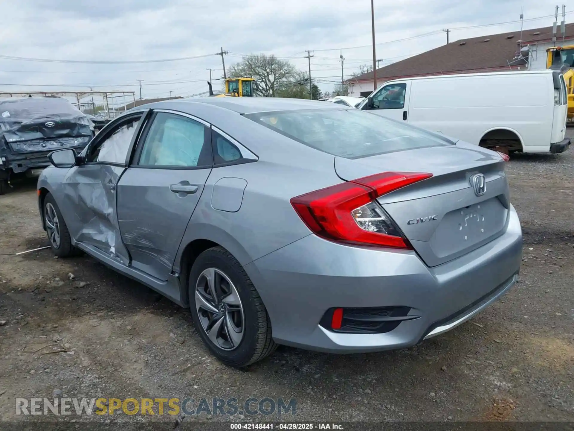 3 Photograph of a damaged car 2HGFC2F65LH544133 HONDA CIVIC 2020