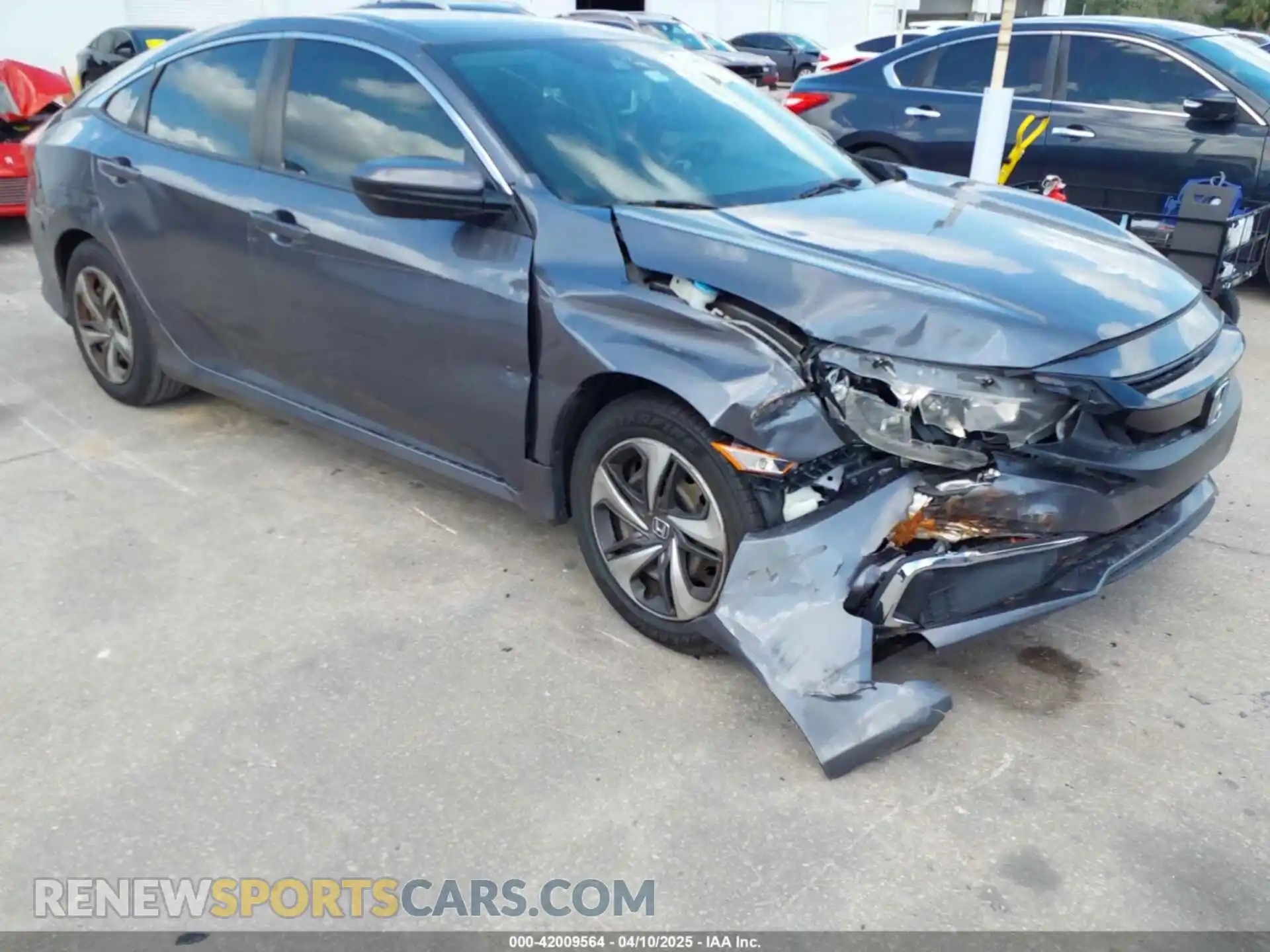 1 Photograph of a damaged car 2HGFC2F65LH575320 HONDA CIVIC 2020