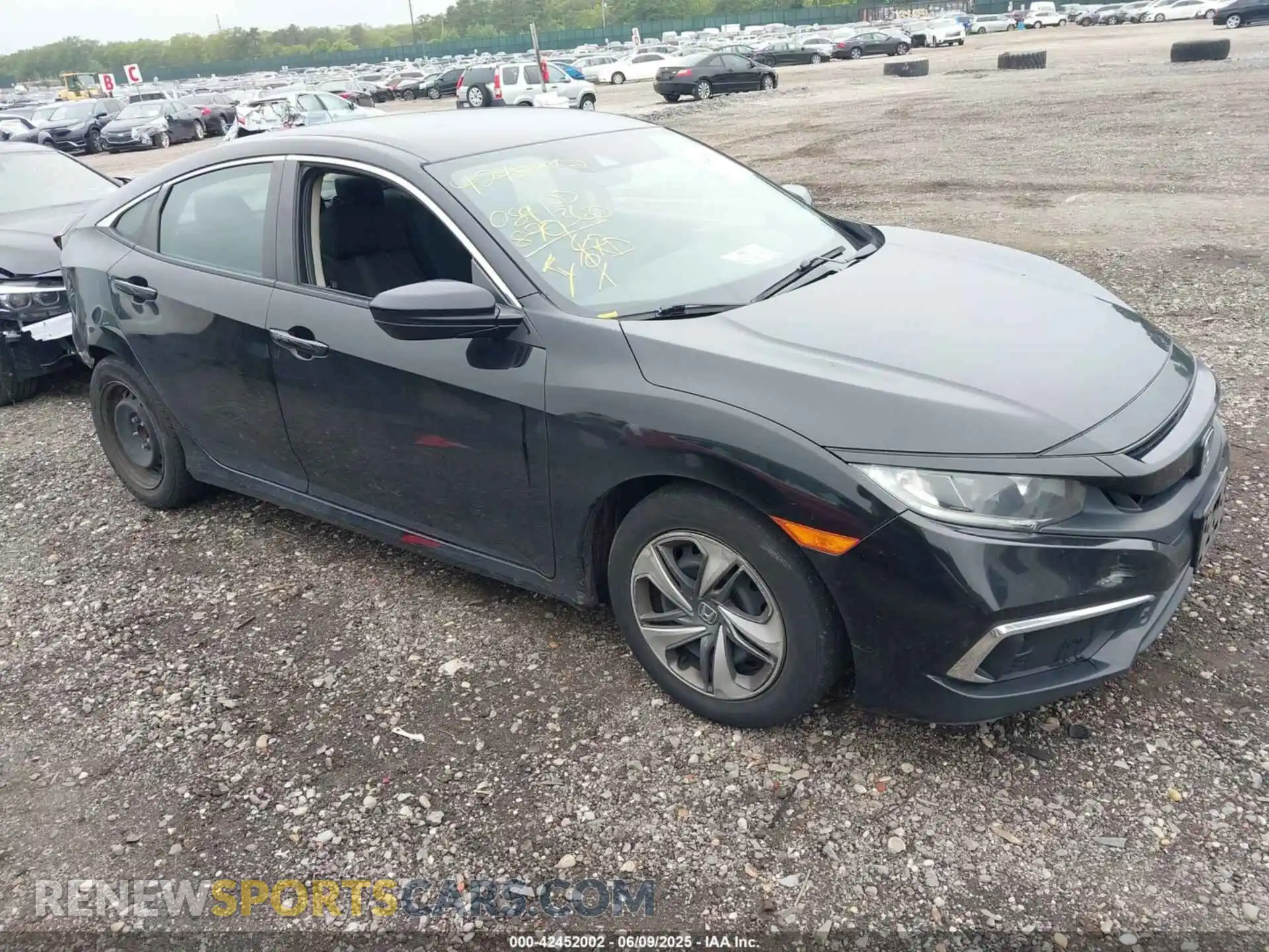 1 Photograph of a damaged car 2HGFC2F65LH587595 HONDA CIVIC 2020