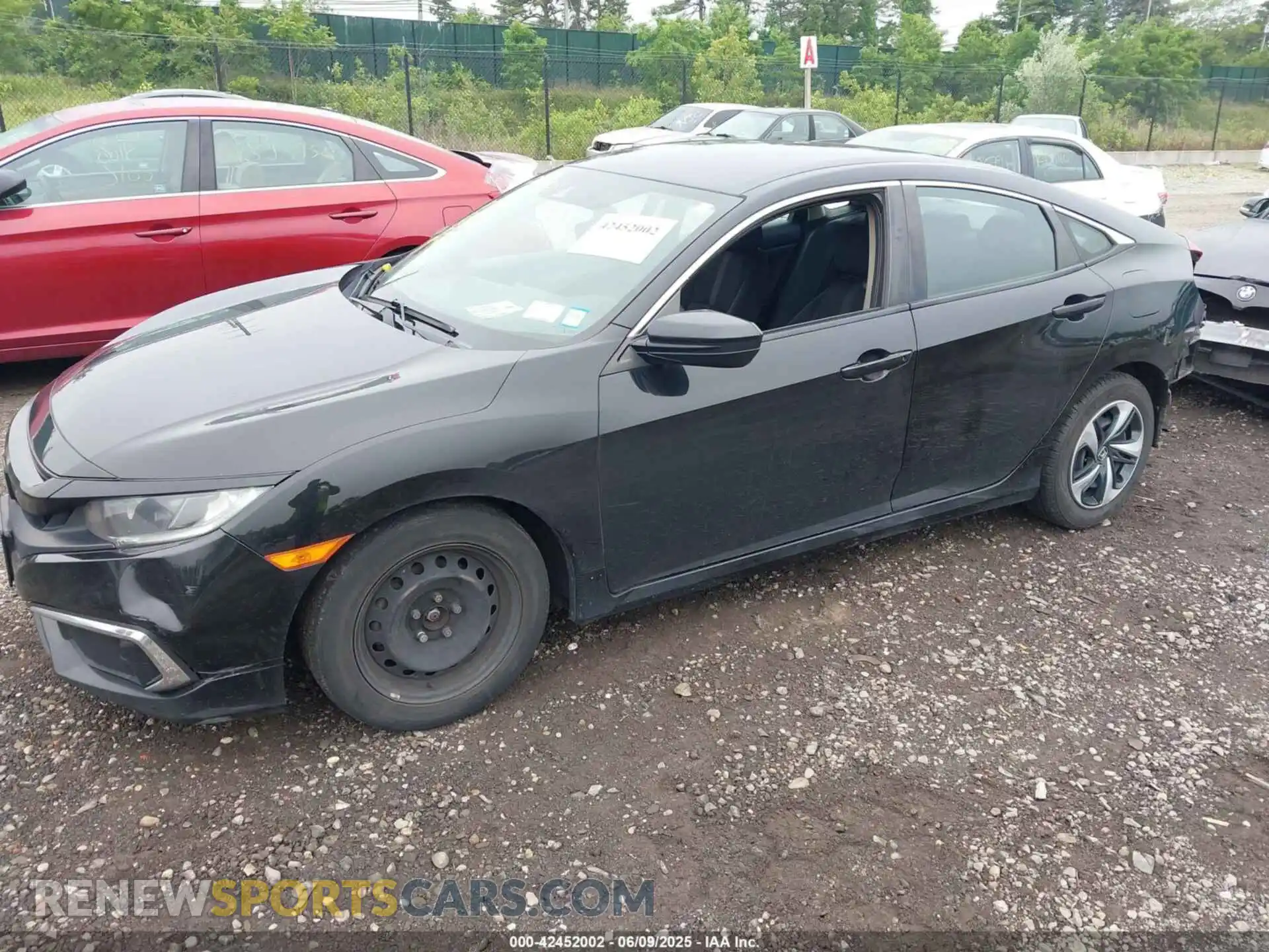 2 Photograph of a damaged car 2HGFC2F65LH587595 HONDA CIVIC 2020