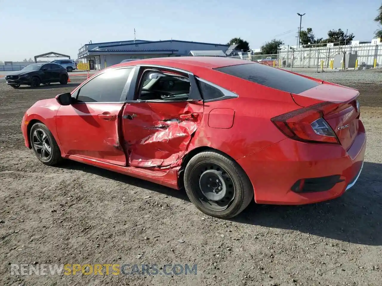2 Photograph of a damaged car 2HGFC2F66LH506586 HONDA CIVIC 2020