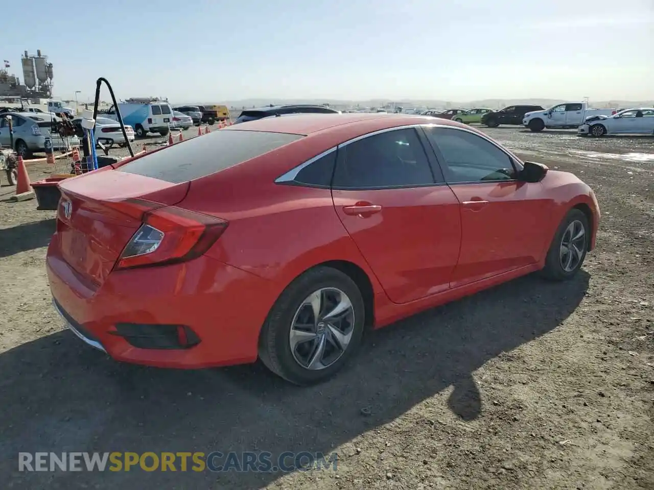 3 Photograph of a damaged car 2HGFC2F66LH506586 HONDA CIVIC 2020
