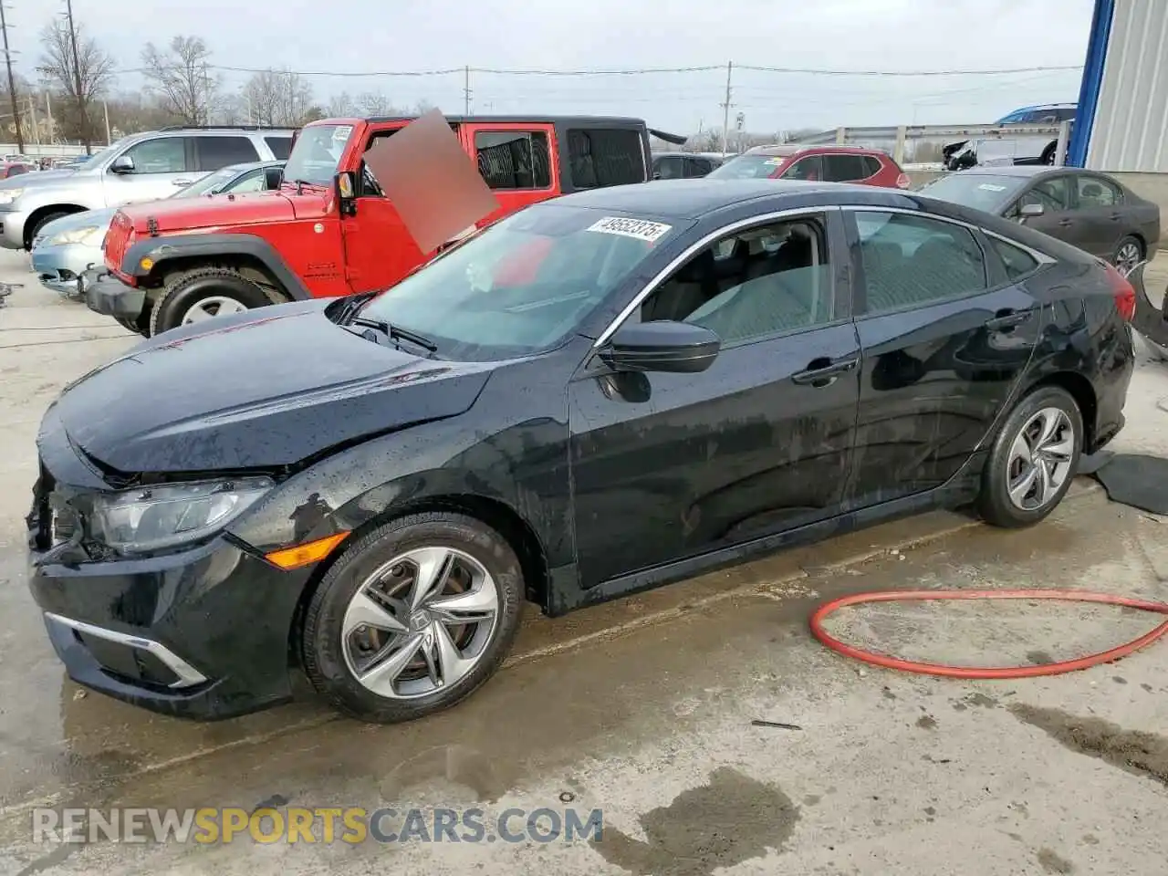 1 Photograph of a damaged car 2HGFC2F66LH516809 HONDA CIVIC 2020