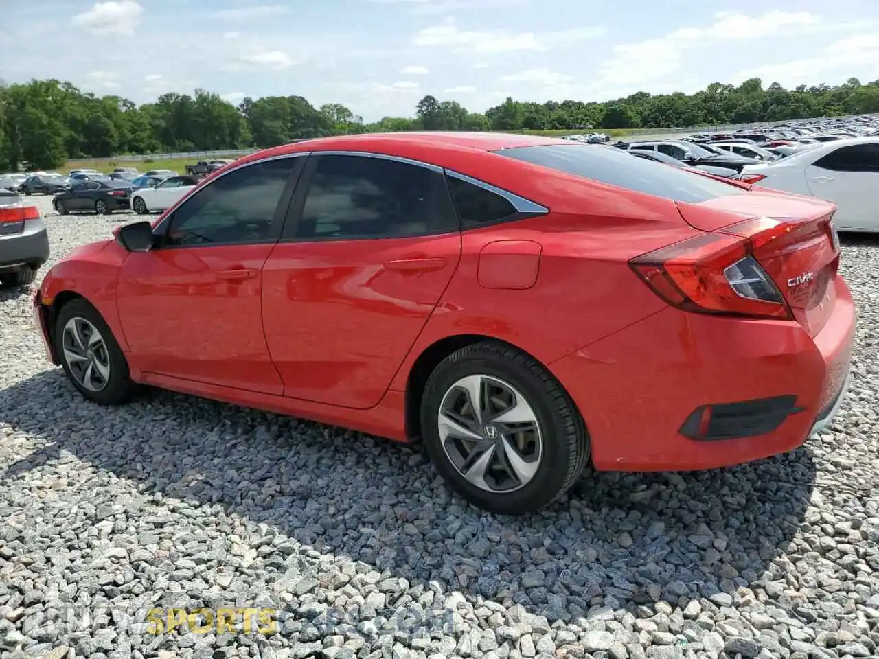 2 Photograph of a damaged car 2HGFC2F66LH539247 HONDA CIVIC 2020