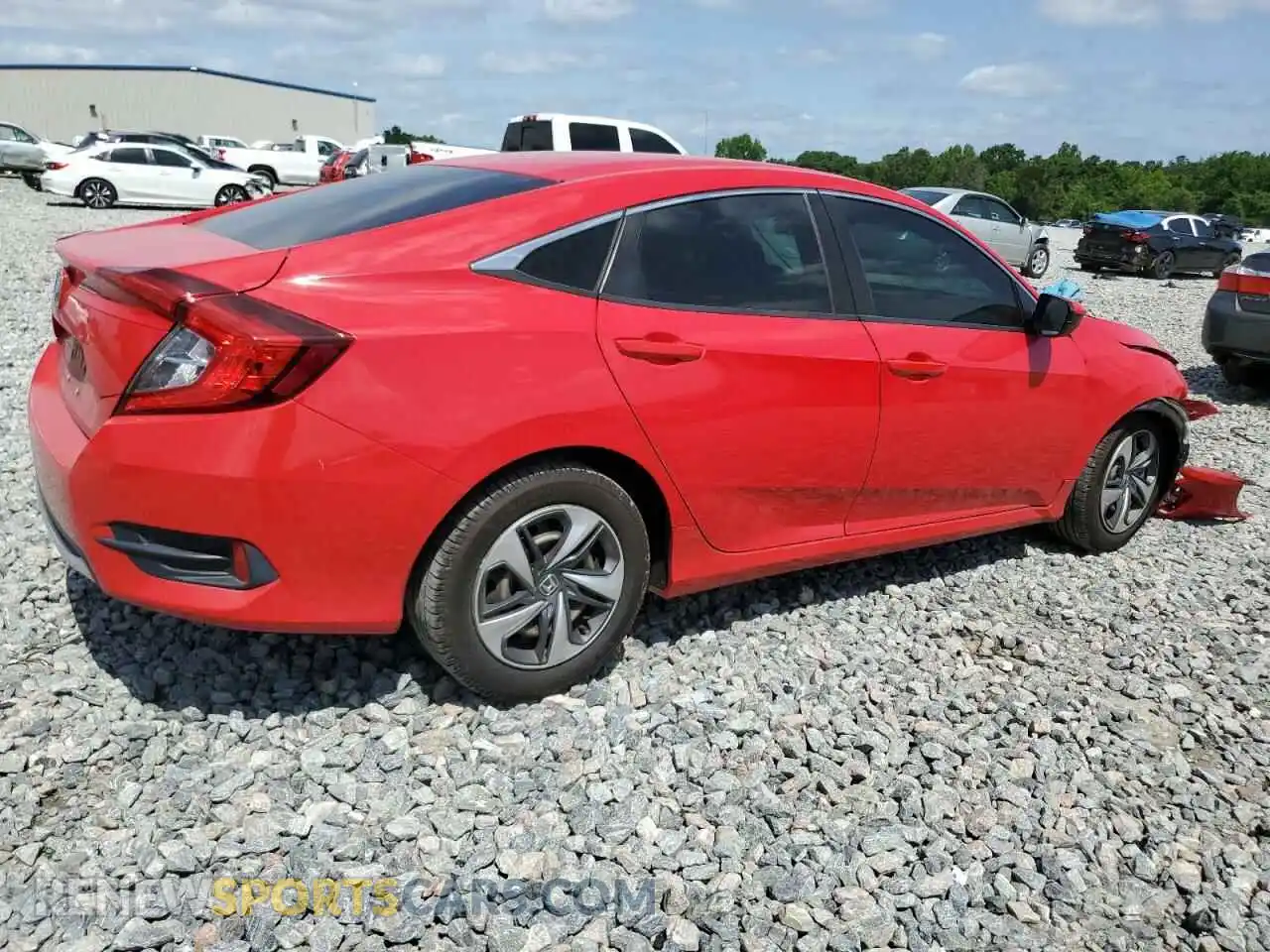 3 Photograph of a damaged car 2HGFC2F66LH539247 HONDA CIVIC 2020
