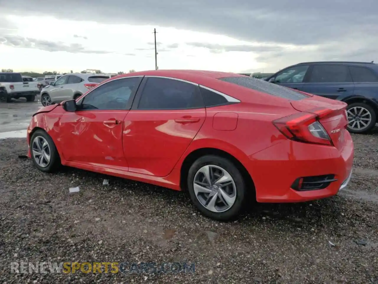 2 Photograph of a damaged car 2HGFC2F66LH566092 HONDA CIVIC 2020