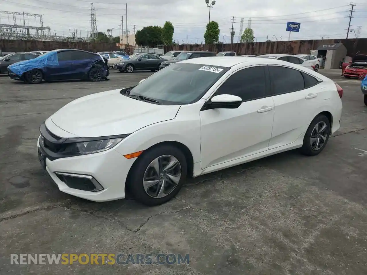 1 Photograph of a damaged car 2HGFC2F67LH503776 HONDA CIVIC 2020