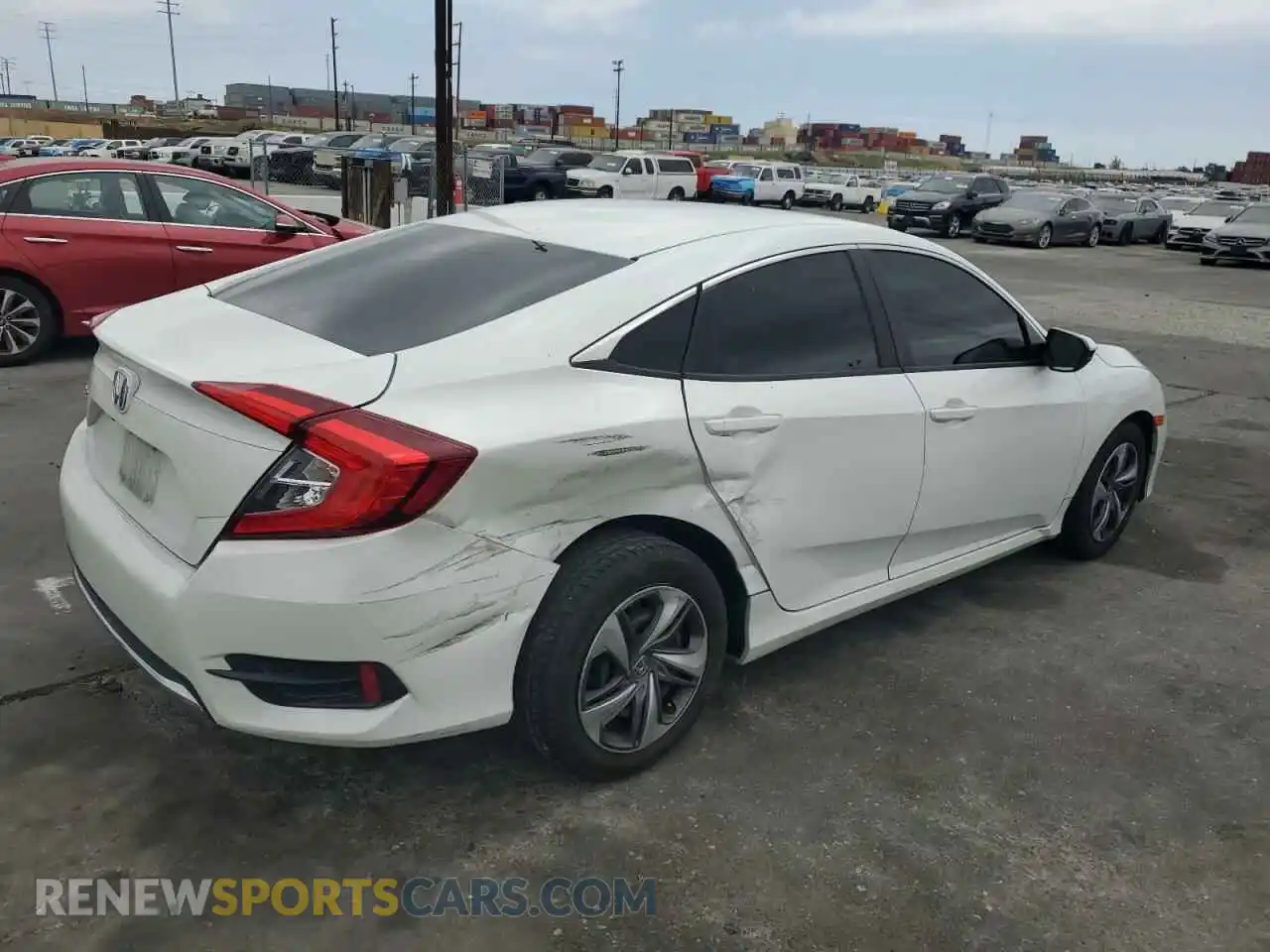 3 Photograph of a damaged car 2HGFC2F67LH503776 HONDA CIVIC 2020